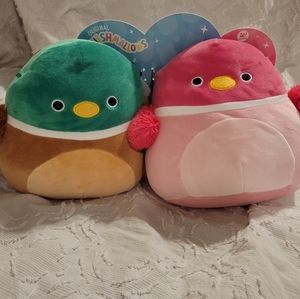 Squishmallow Avery and Della the Duck